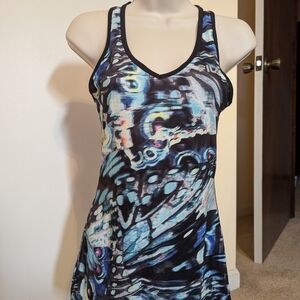 Fila Multicolor Abstract Print Tank Top